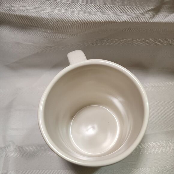 Rae Dunn by Magenta Mug JITTER BUG Coffee Tea Farmhouse Decor Dimple White Cup - Picture 9 of 16